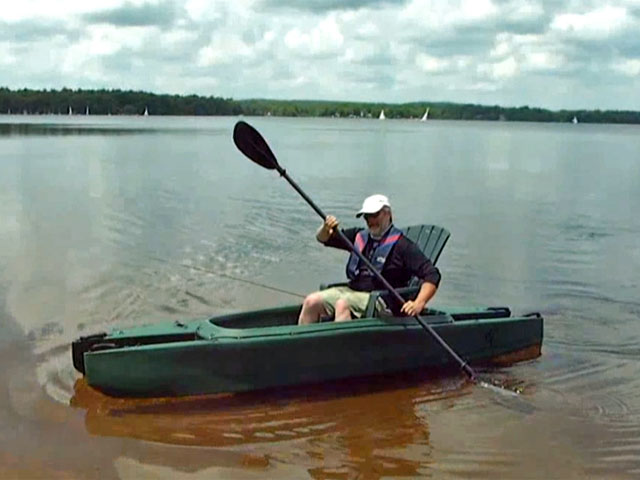  the seat and the kayak is Craig Masterman, from Massachusetts