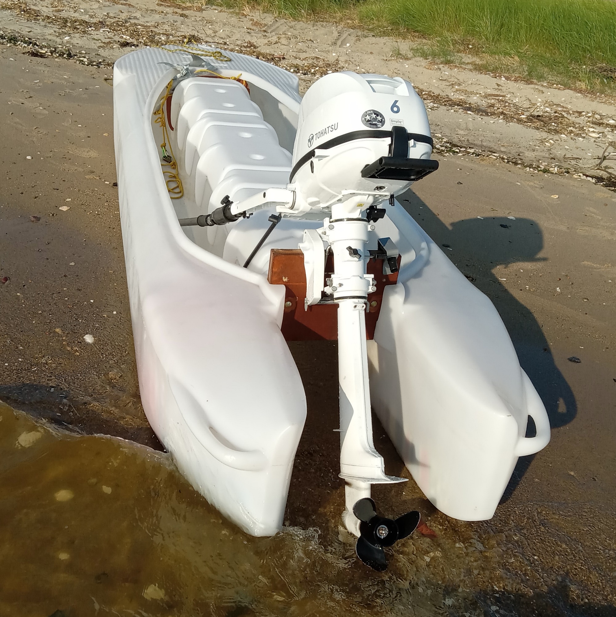 S4 Microskiff with Tohatsu outboatd motor