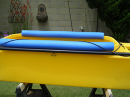 Paddle holder for fishing kayak