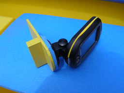 Fish finder in kayak cockpit (2)