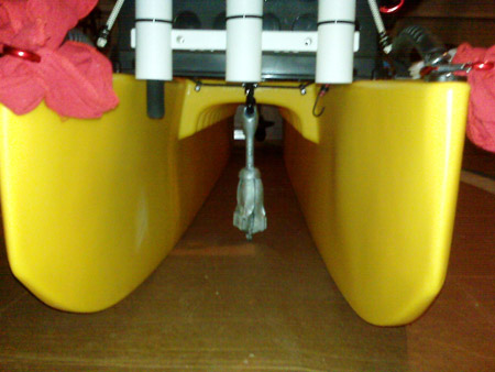 Anchor pulley for fishing kayak