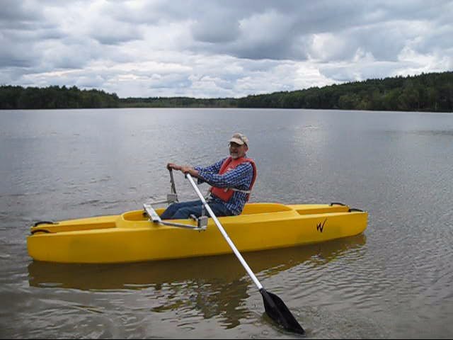 Rowing oars for fishing kayak