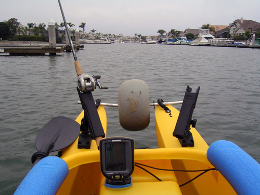 Fishing kayak Huntington Beach, California